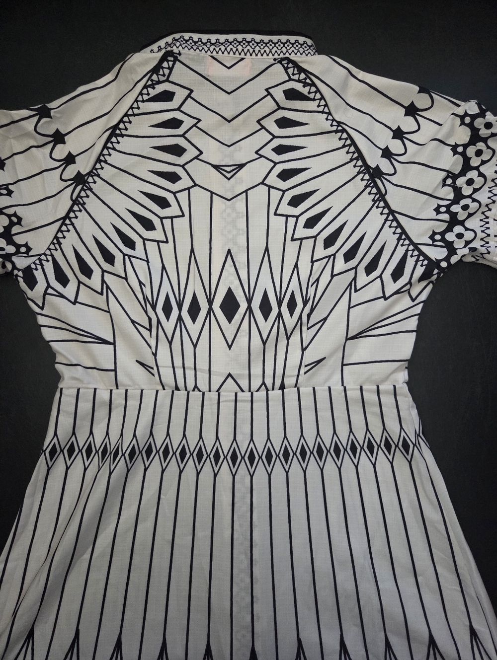 NWT - Linen Blend "An Elegant Woman" Boutique Belted Midi Shirtdress - Size XL - Picture 13 of 14